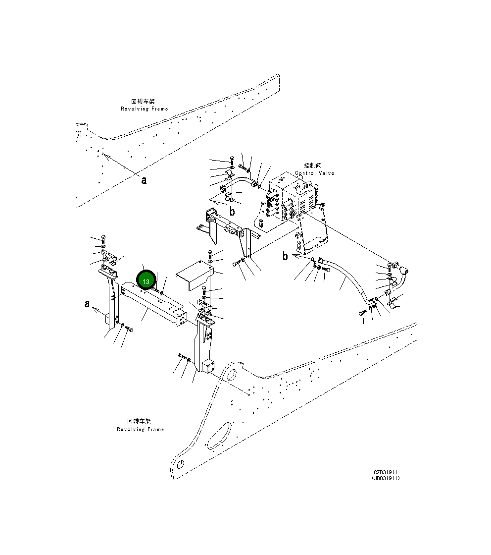 Болт 01034-81240 Komatsu