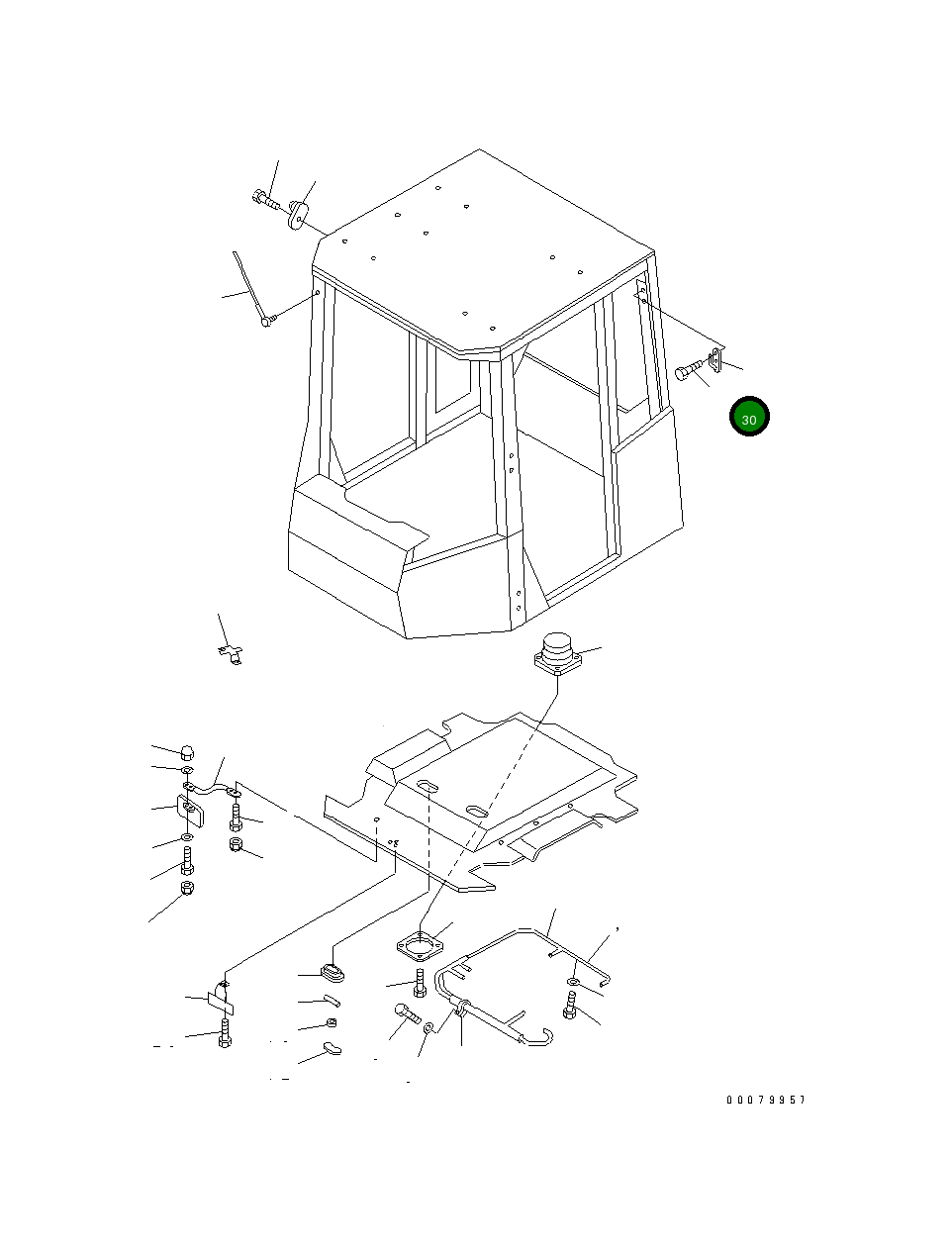 Болт 214635 Komatsu