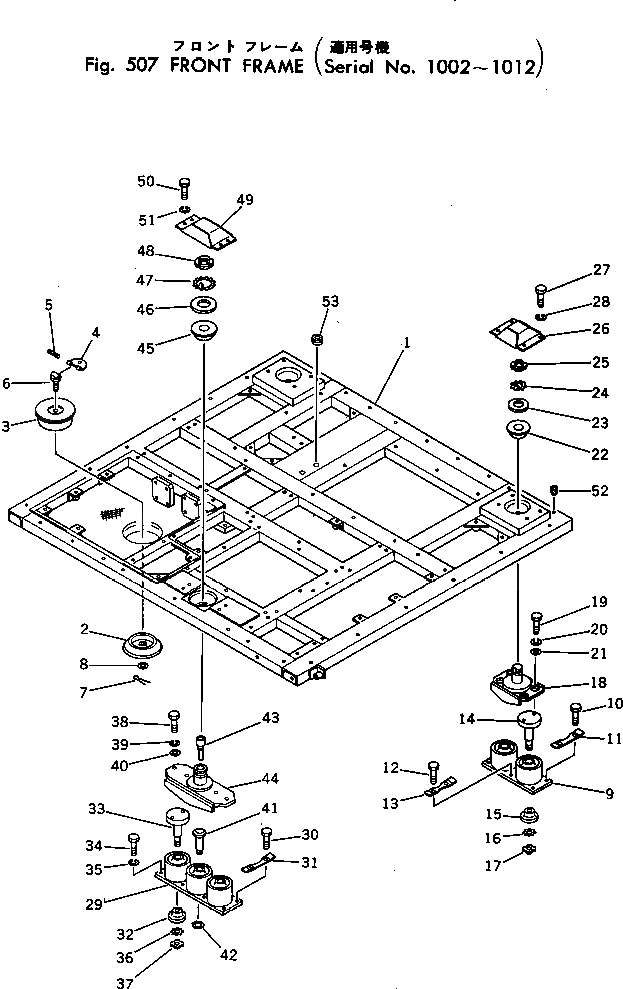 Болт 198-54-13280  Komatsu