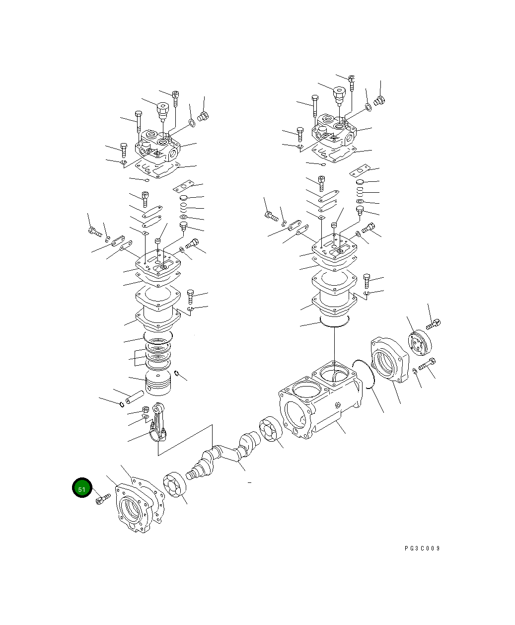 Болт DK010212-3540  Komatsu