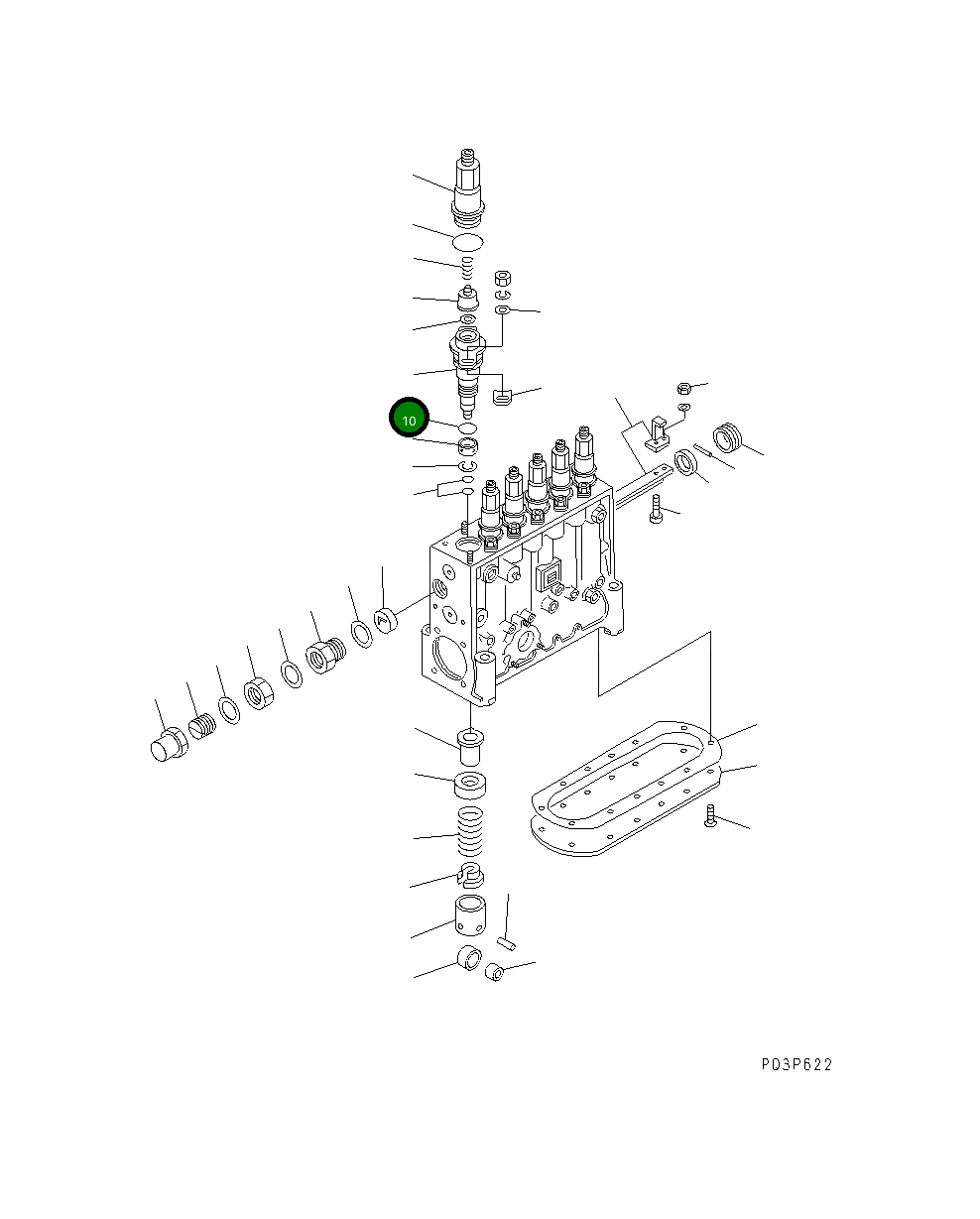 Кольцо уплотнительное (O-Ring) ND090139-0220 Komatsu
