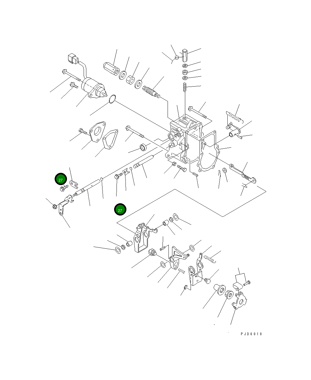 Болт 456-747 Komatsu