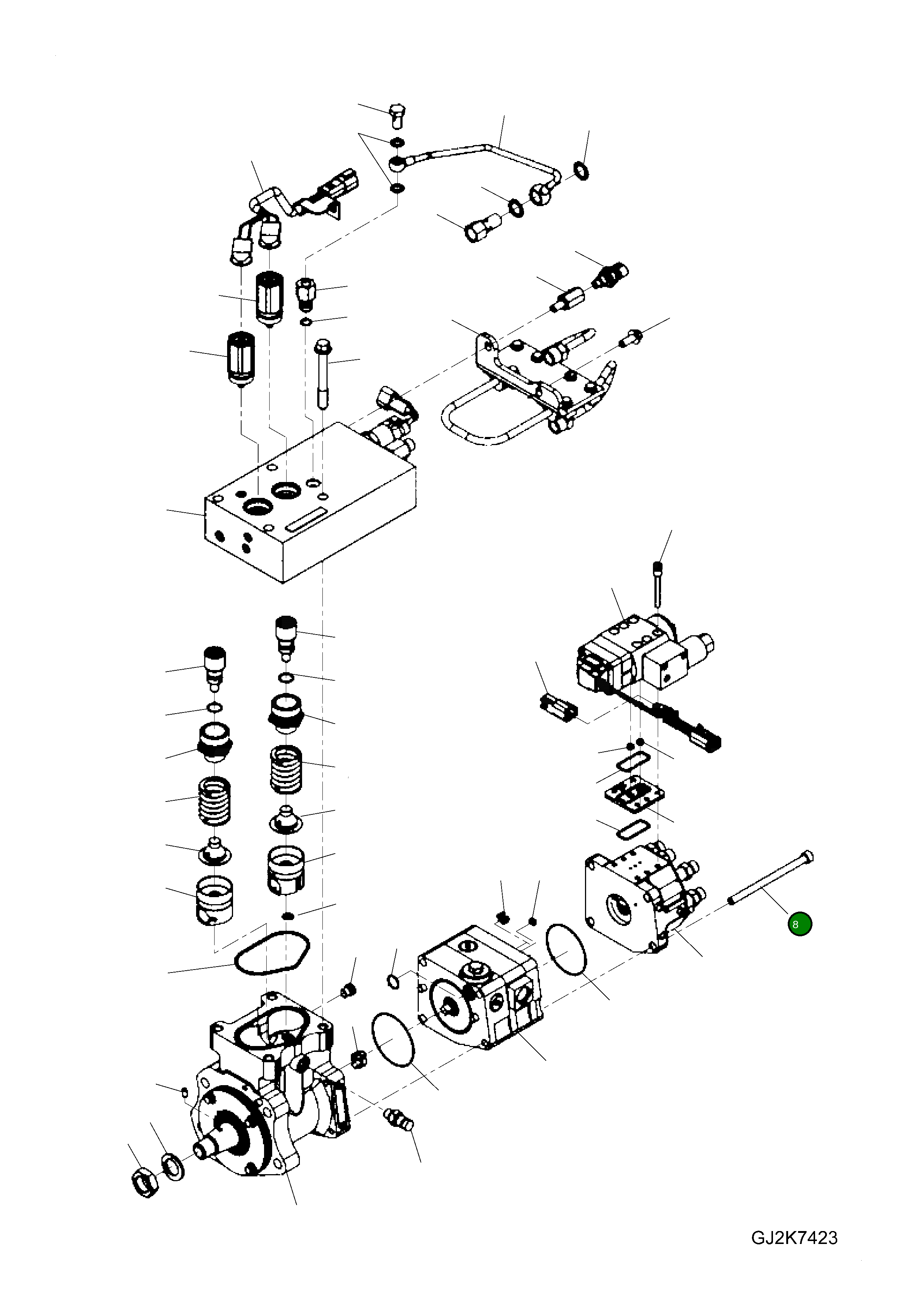Болт 6744-71-1090 Komatsu