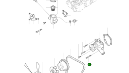 Болт MF101240 Komatsu
