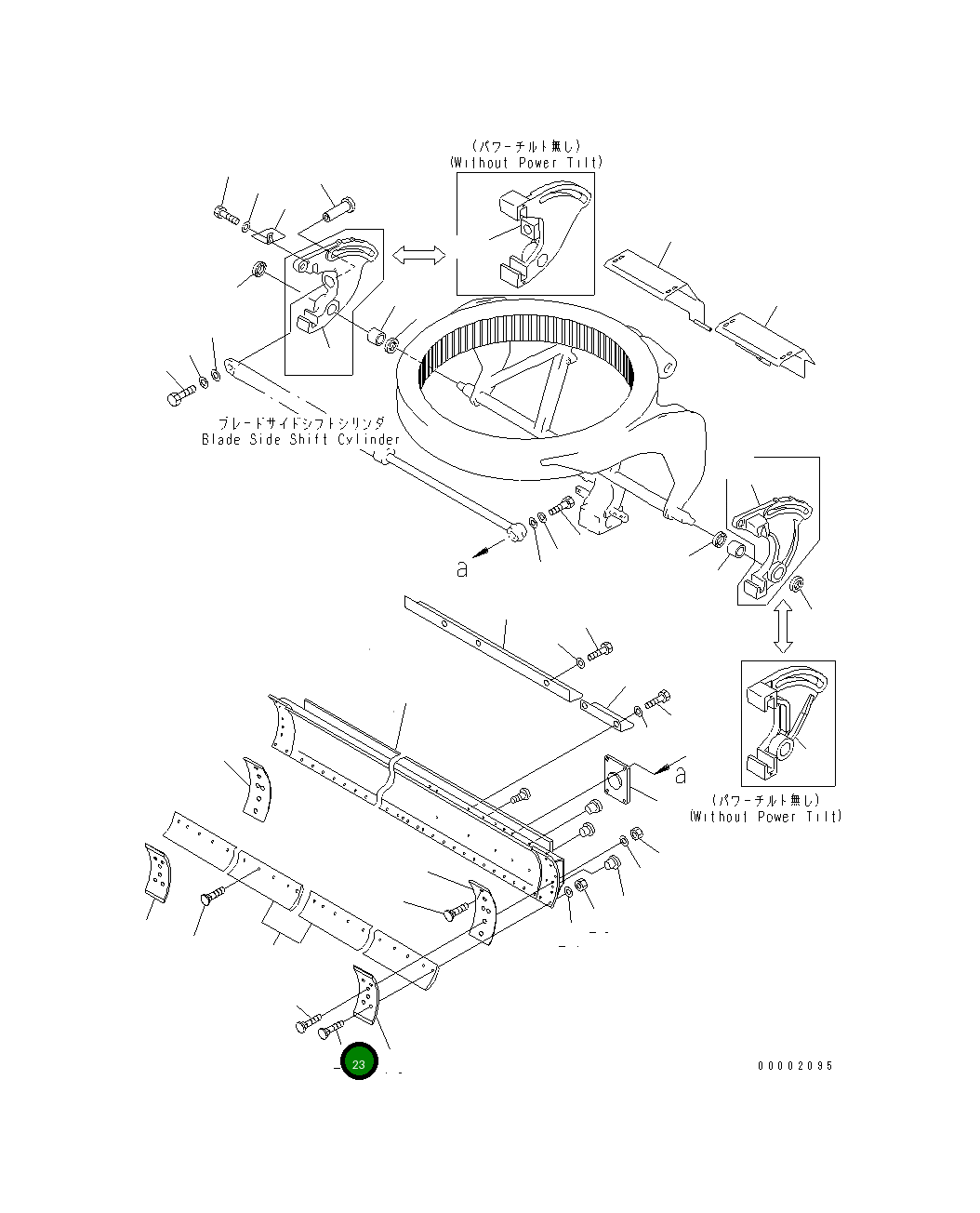 Болт 232-70-32280 Komatsu