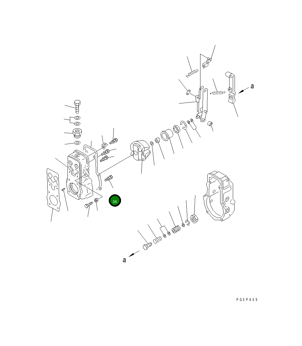Болт ND949047-6890 Komatsu