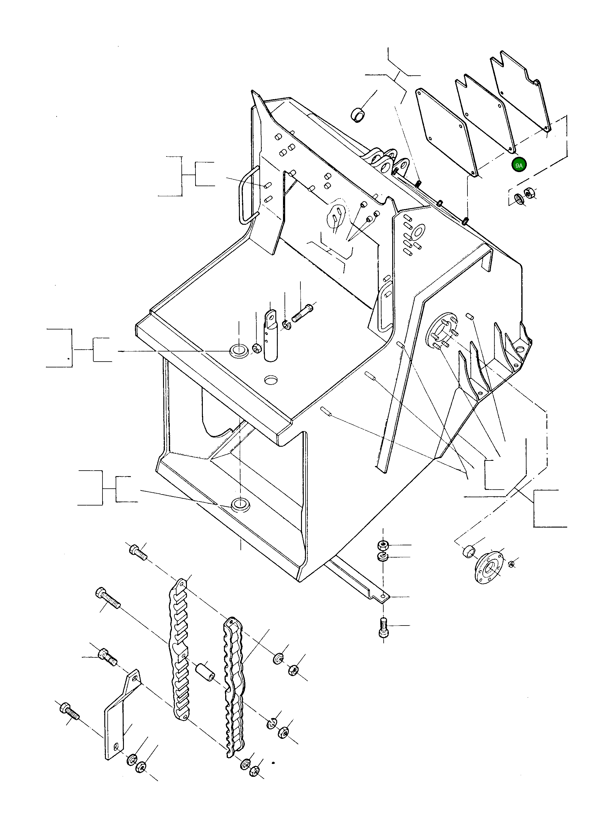 Крышка 2979853M1 Komatsu