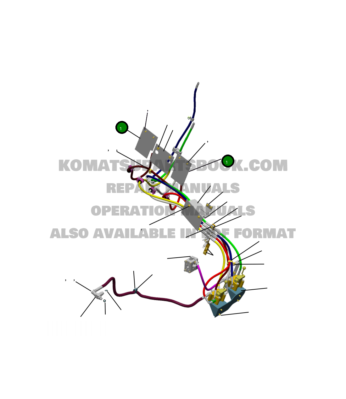 Крышка 208-62-A3630 Komatsu
