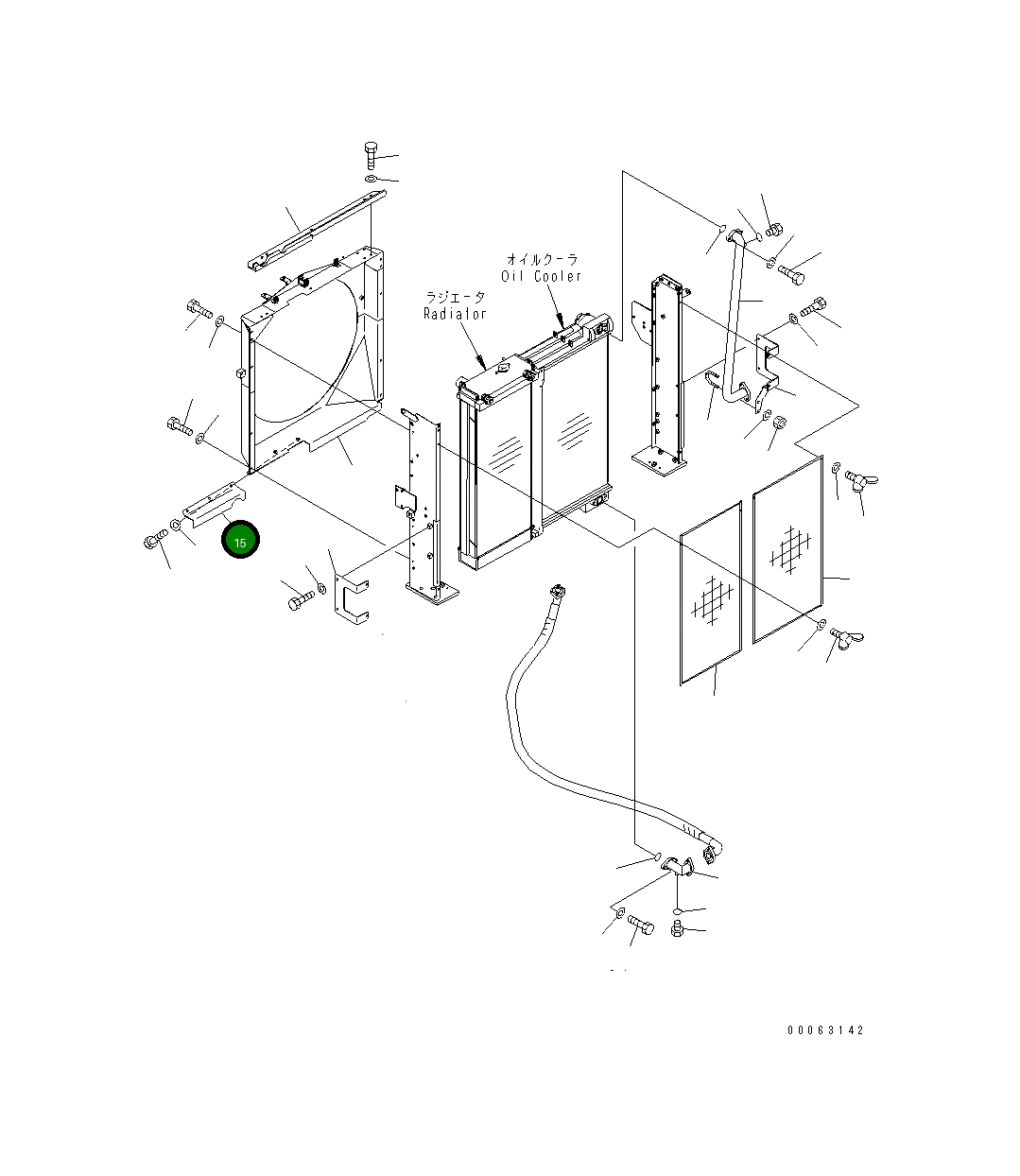 Крышка 208-03-78270 Komatsu