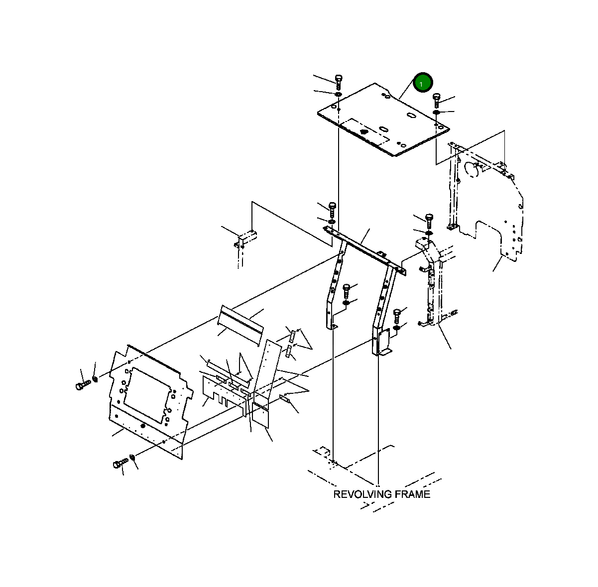 Крышка 206-979-A110 Komatsu