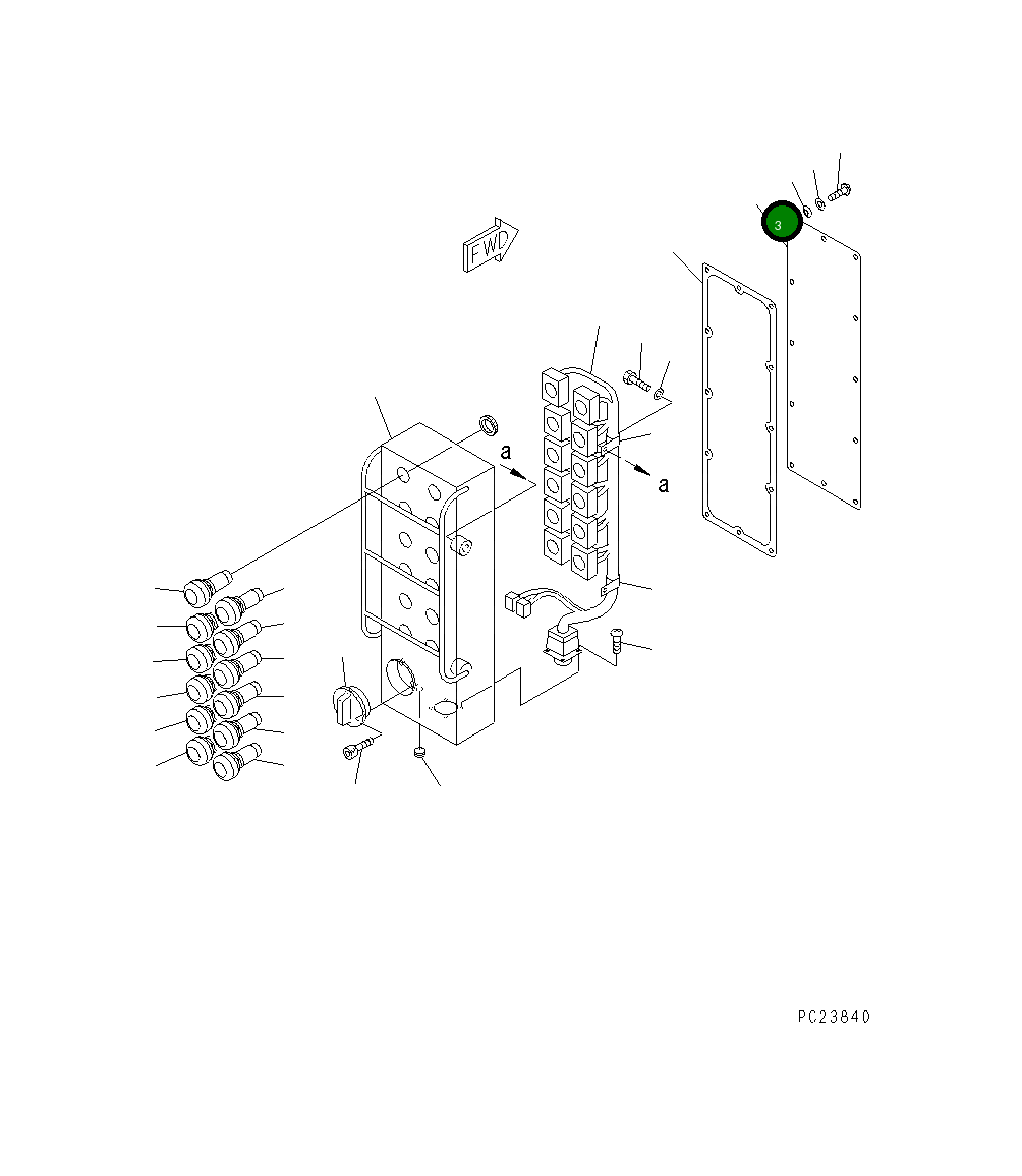 Крышка 8206-06-3131 Komatsu