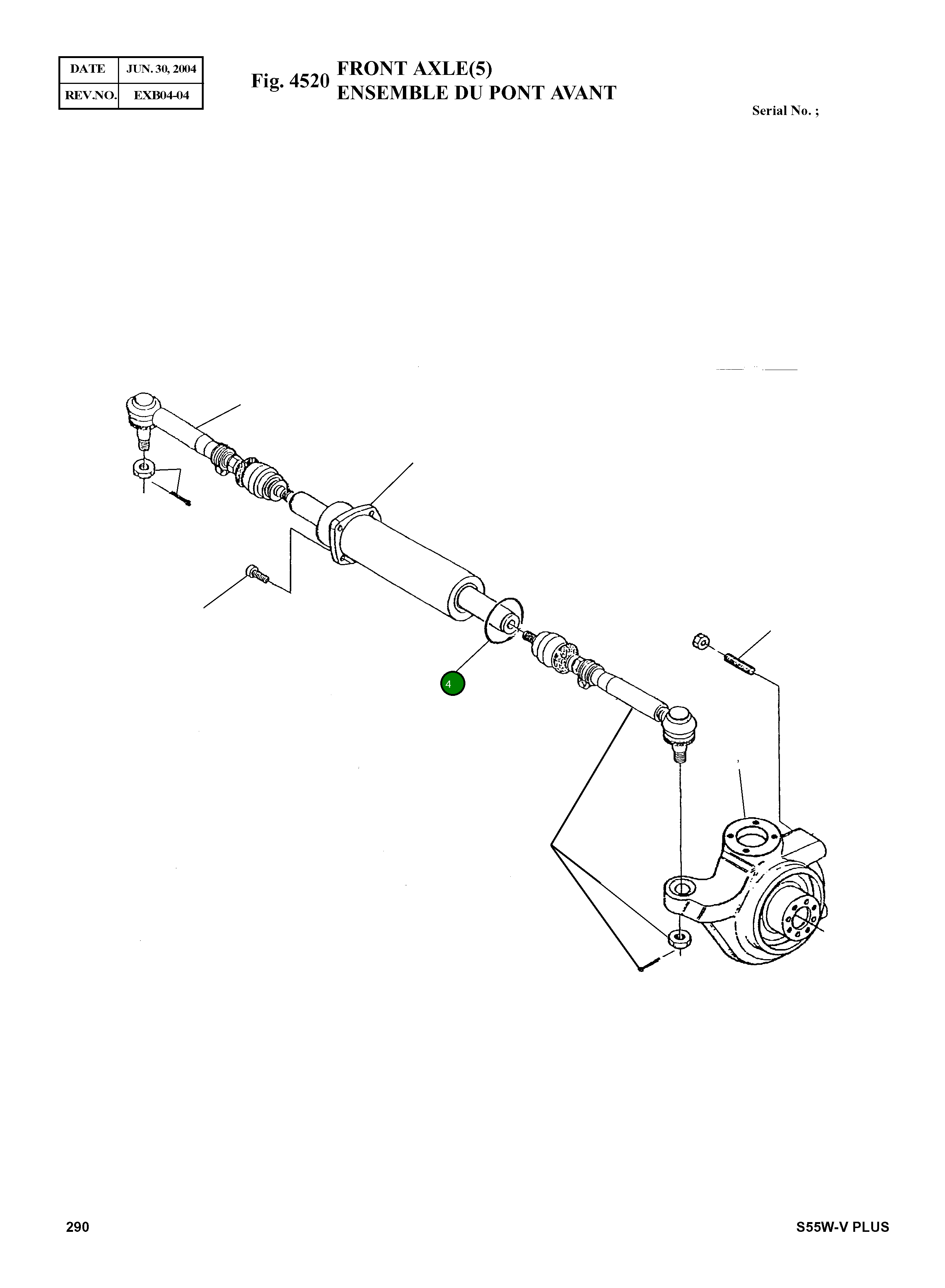 Кольцо 001.05.1548 Komatsu