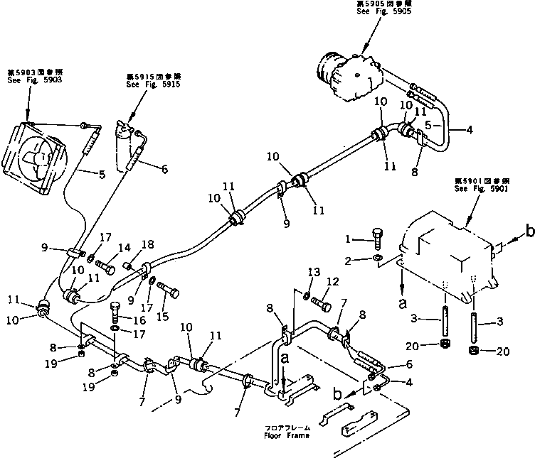 Болт 01010-51255  Komatsu