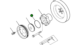 Кольцо уплотнительное (O-Ring) 1246 227 H1 Komatsu