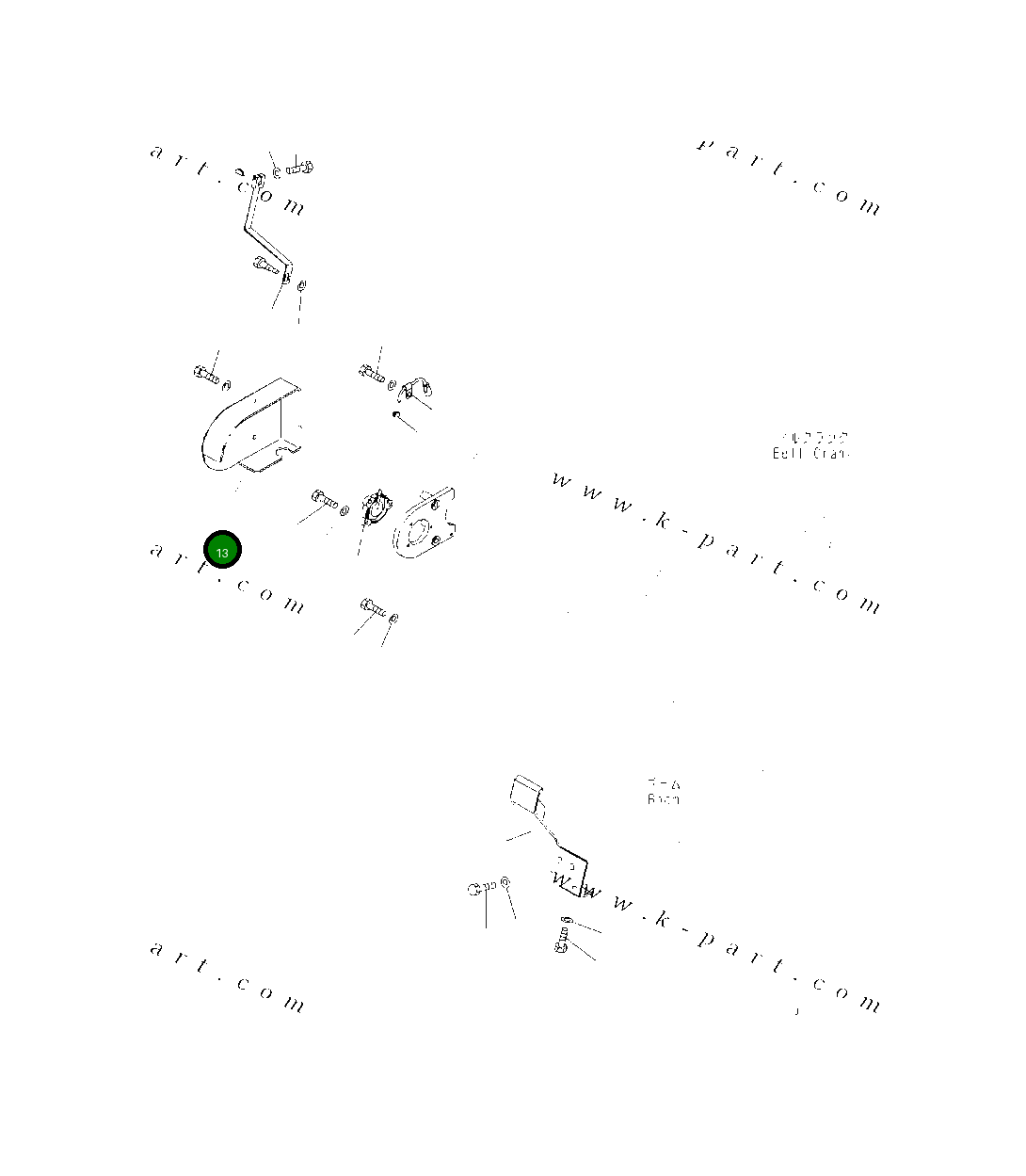 Крышка 425-70-41151 Komatsu