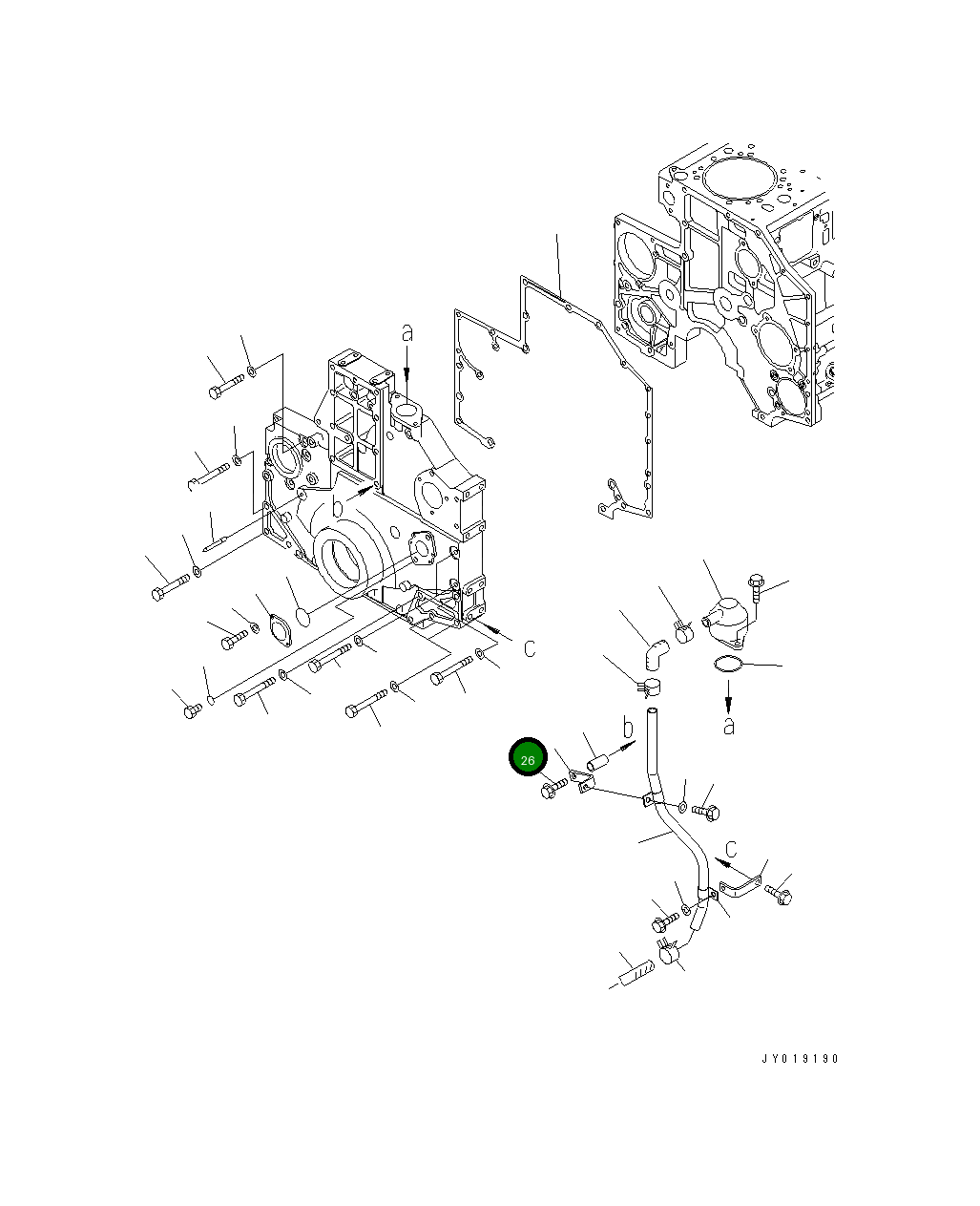 Болт 01435-01265 Komatsu