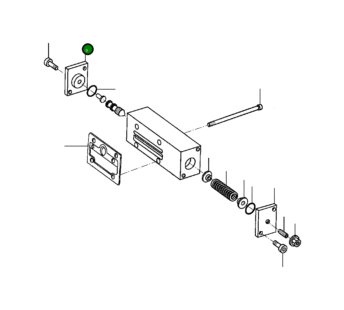 Крышка 1434 146 H1 Komatsu
