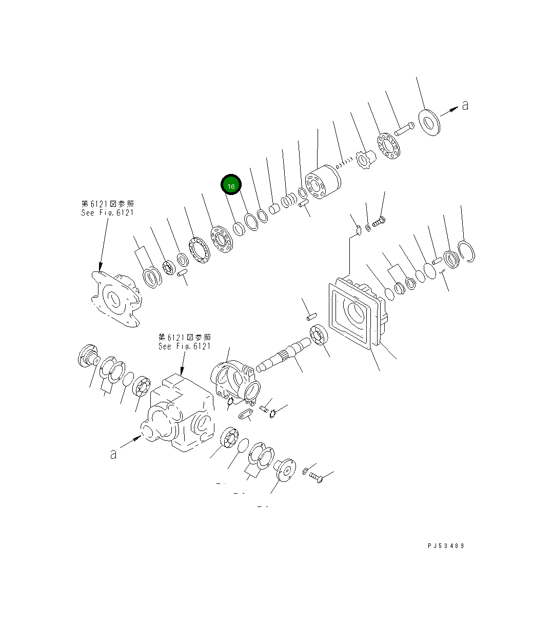 Кольцо 273-61-13410 Komatsu