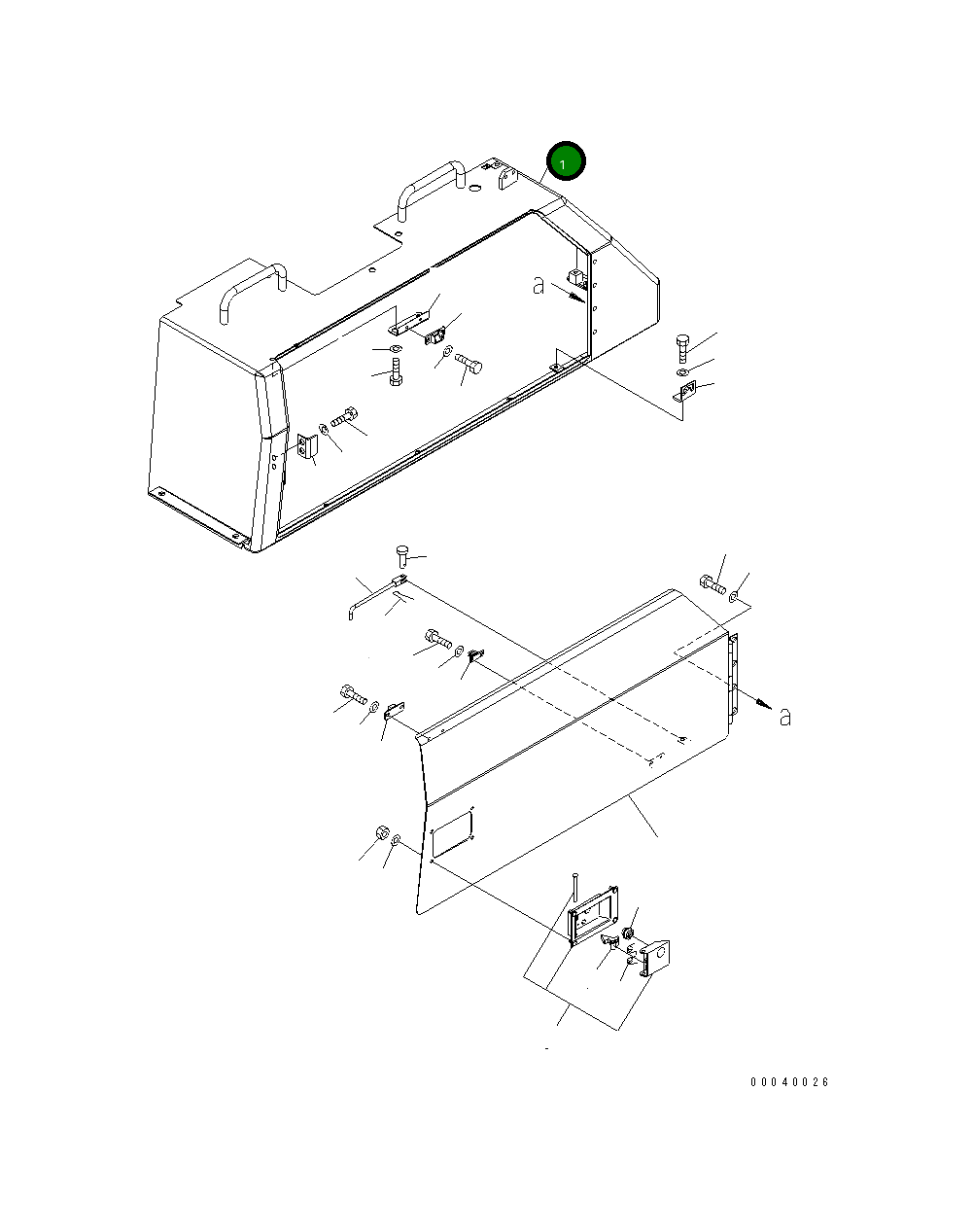 Крышка 154-54-74113 Komatsu