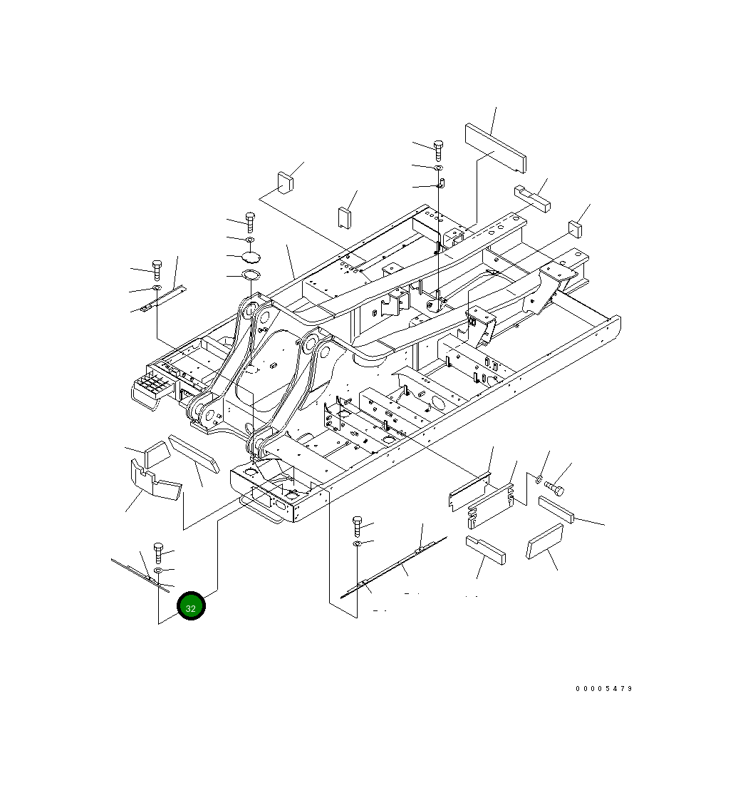 Крышка 209-46-77290 Komatsu