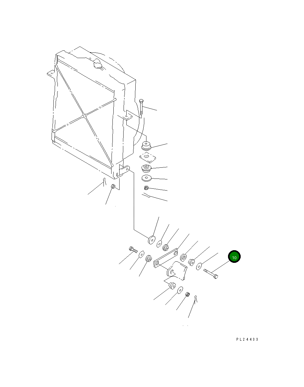 Болт 01012-81255 Komatsu