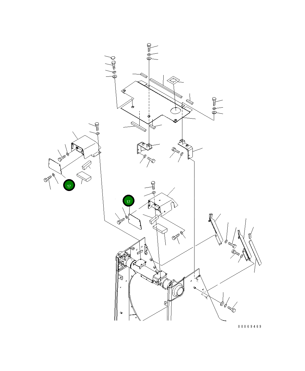 Крышка 154-54-75930 Komatsu