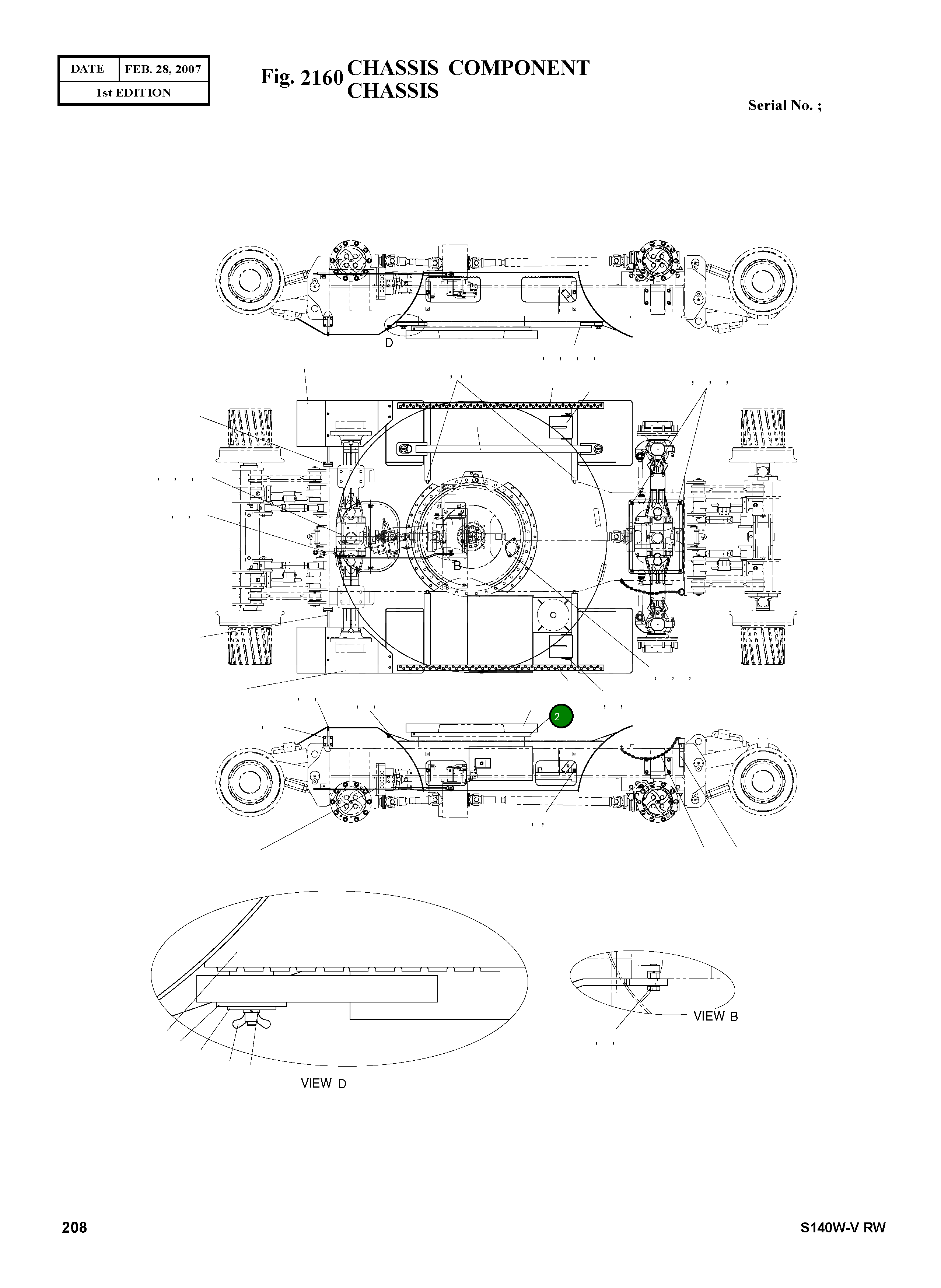 Болт S0770066 Komatsu