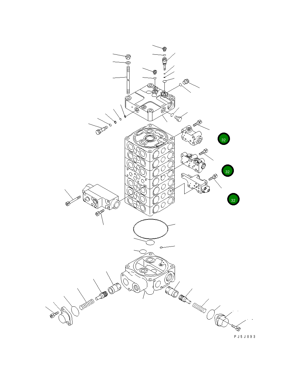 Болт 01252-60850 Komatsu