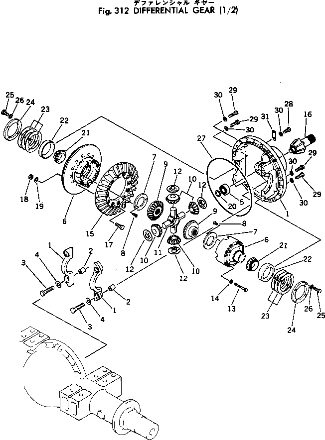 Кольцо 382-307960-1  Komatsu