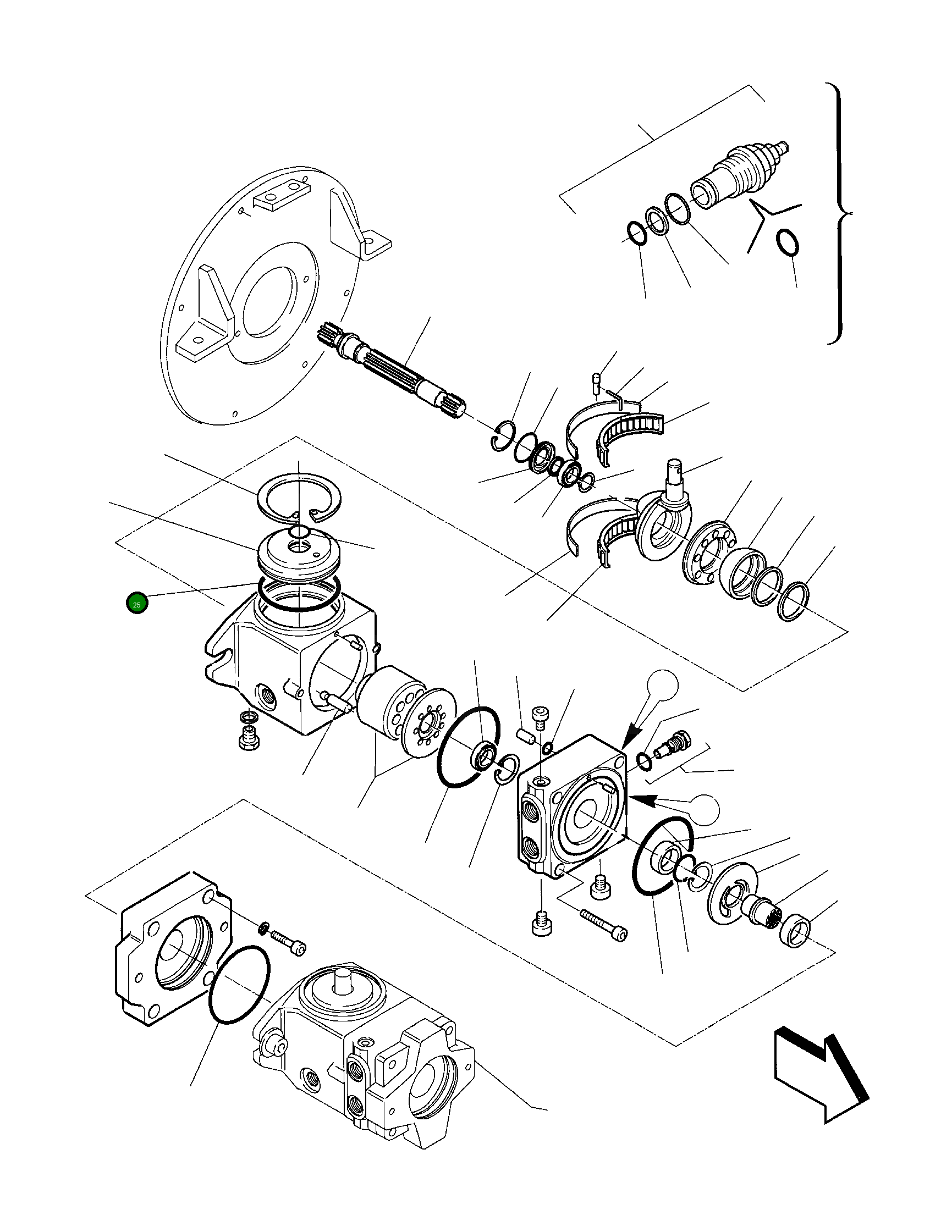 Кольцо уплотнительное (O-Ring) 840225054  Komatsu