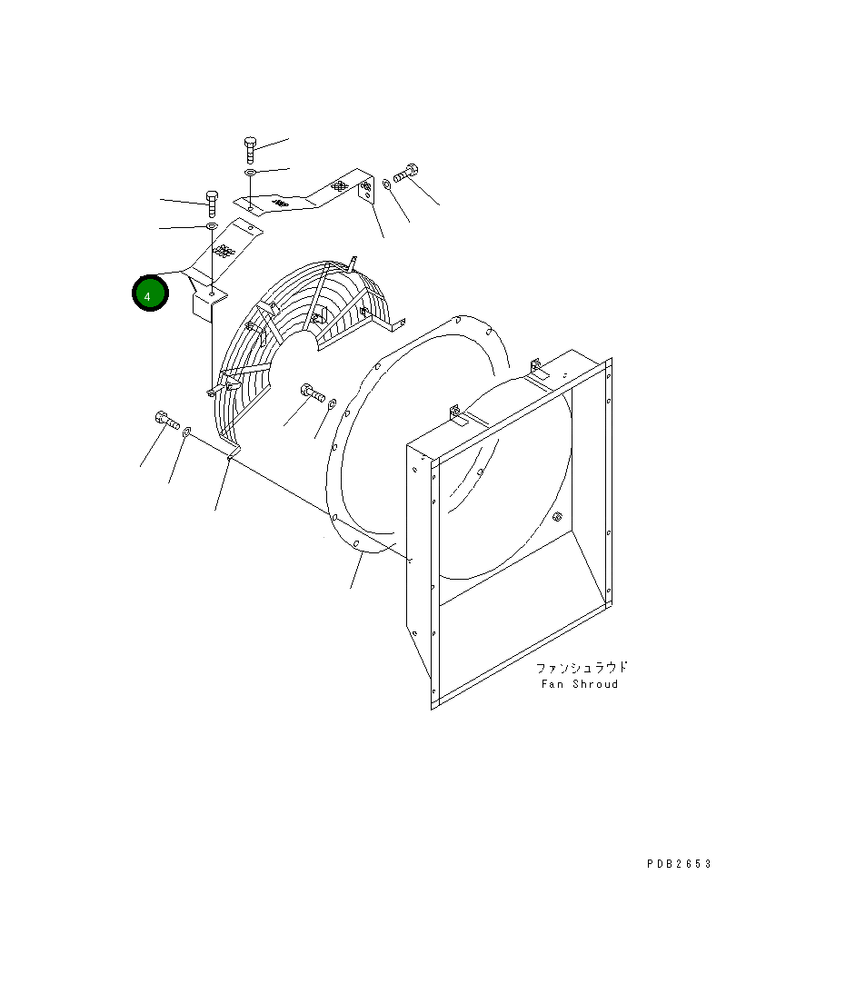 Крышка 20Y-03-K1180 Komatsu