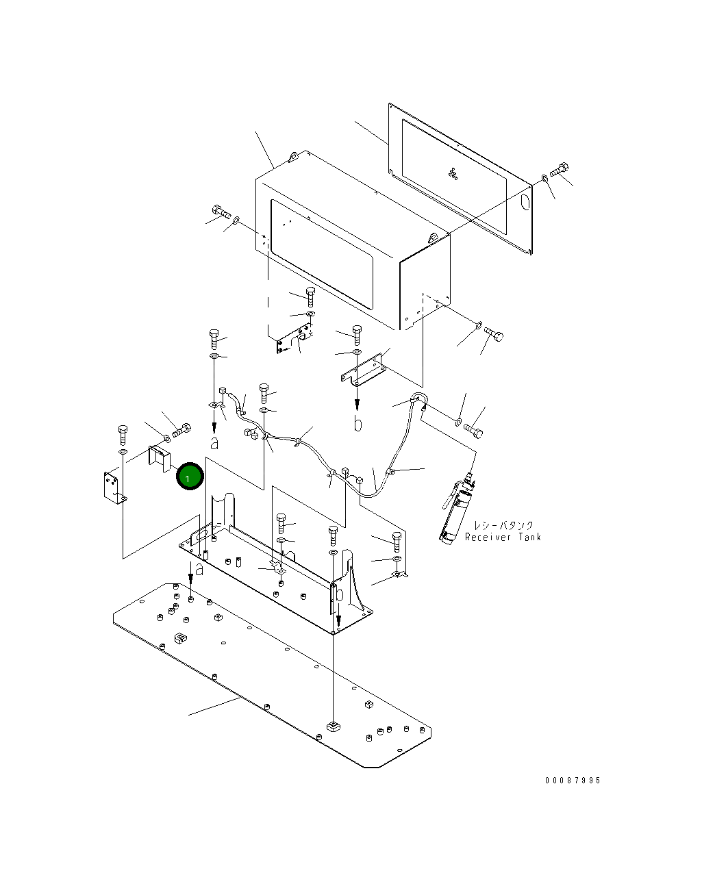 Крышка 235-809-6330 Komatsu