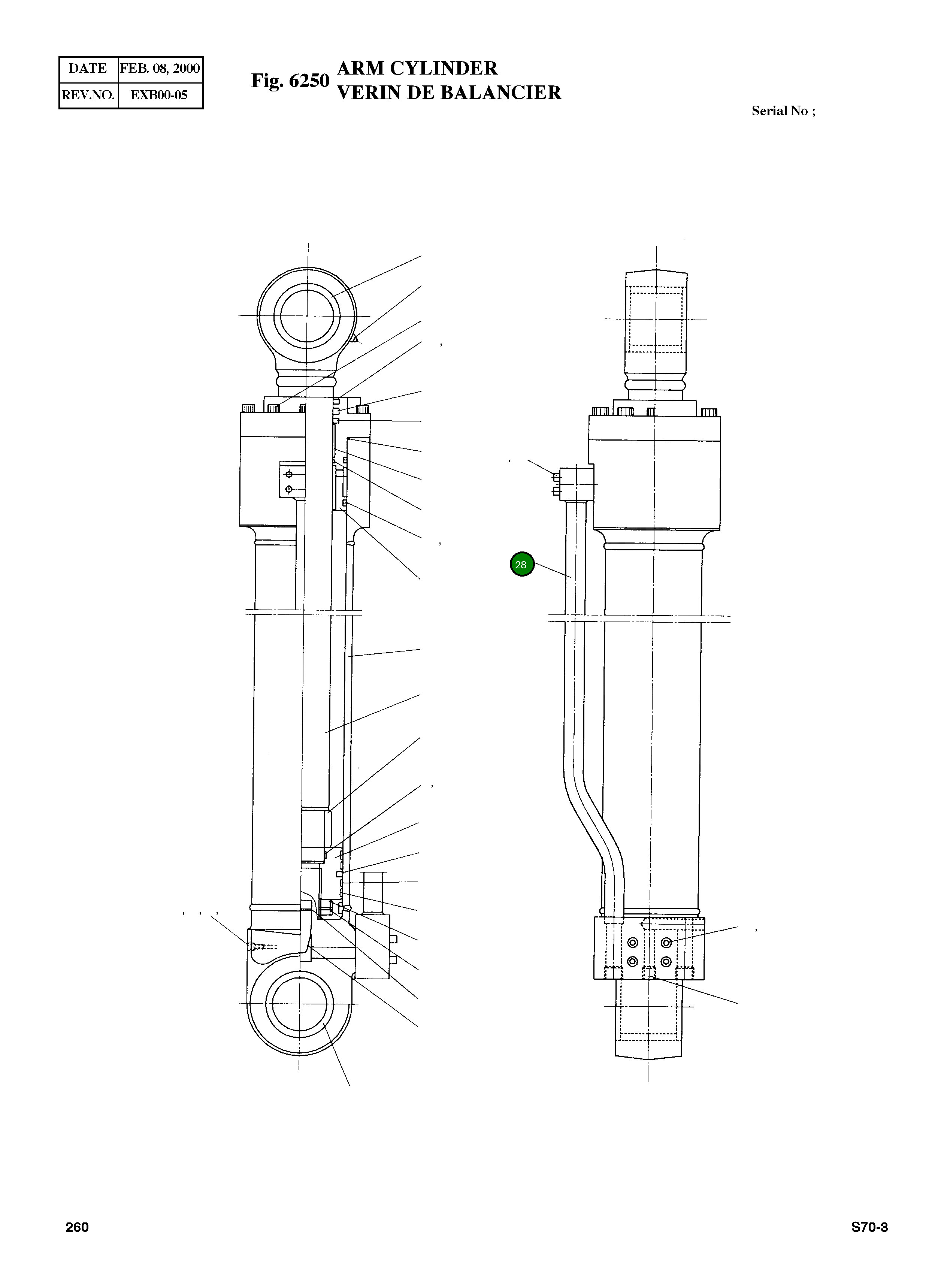 Кольцо уплотнительное (O-Ring) E6300471 Komatsu