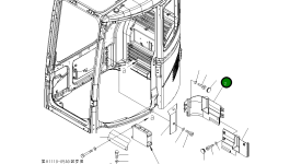 Крышка 22U-54-25321 Komatsu