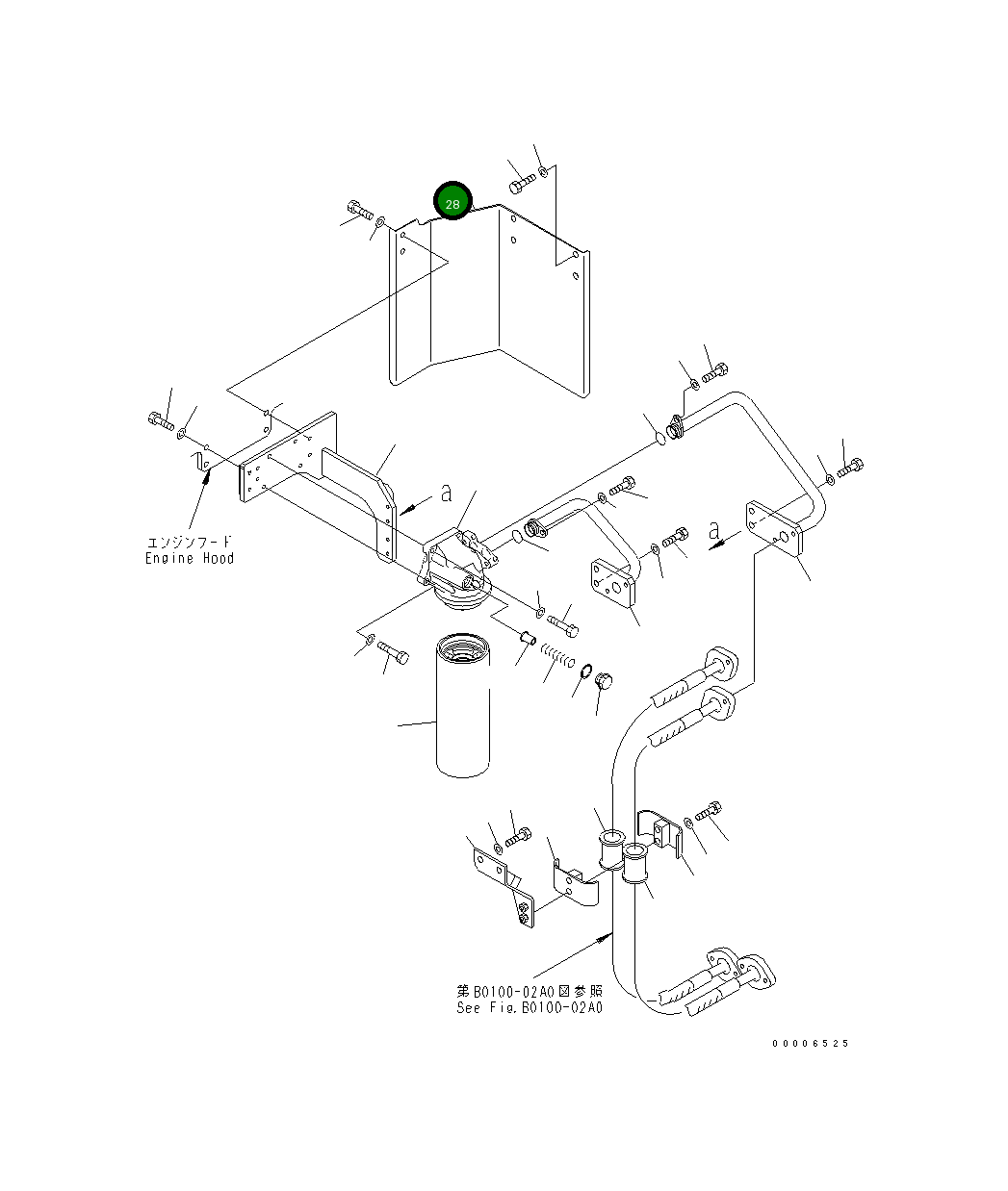 Крышка 209-53-11471 Komatsu