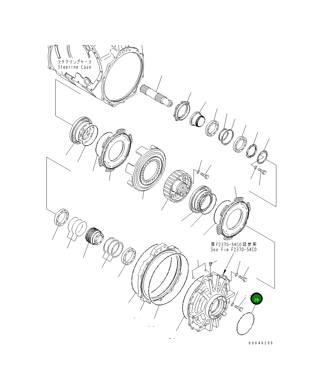 Кольцо уплотнительное (O-Ring) 195-22-79650 Komatsu