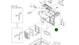 Крышка 17A-979-2113 Komatsu