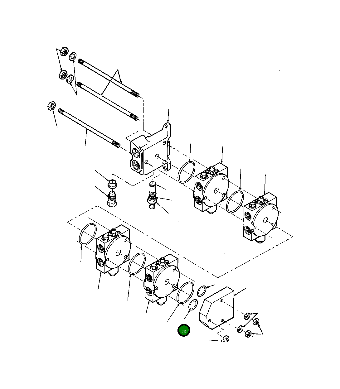 Кольцо уплотнительное (O-Ring) 379 366 R1  Komatsu