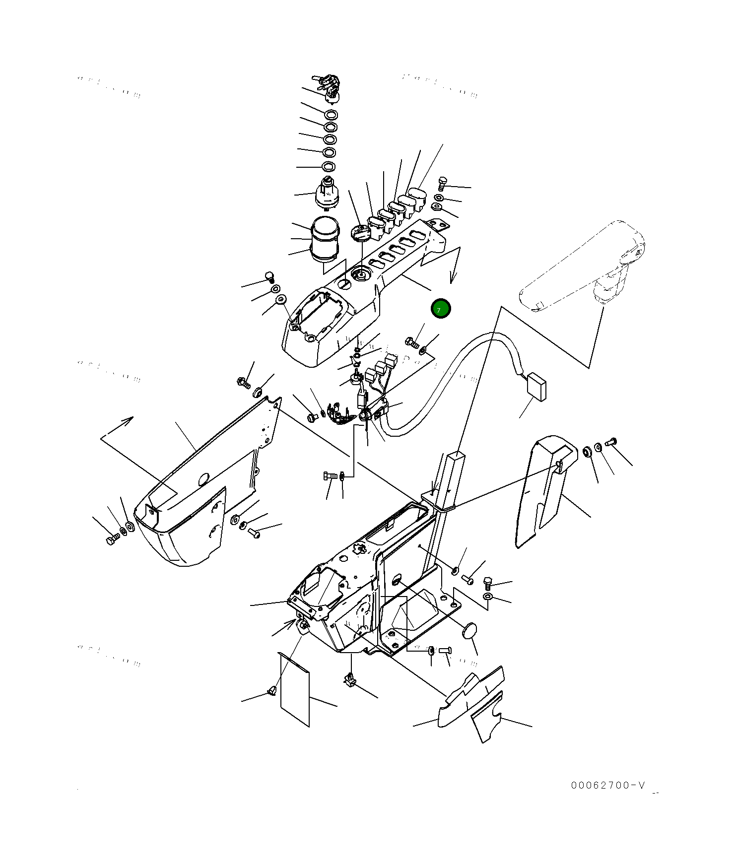 Крышка 20Y4341324 Komatsu