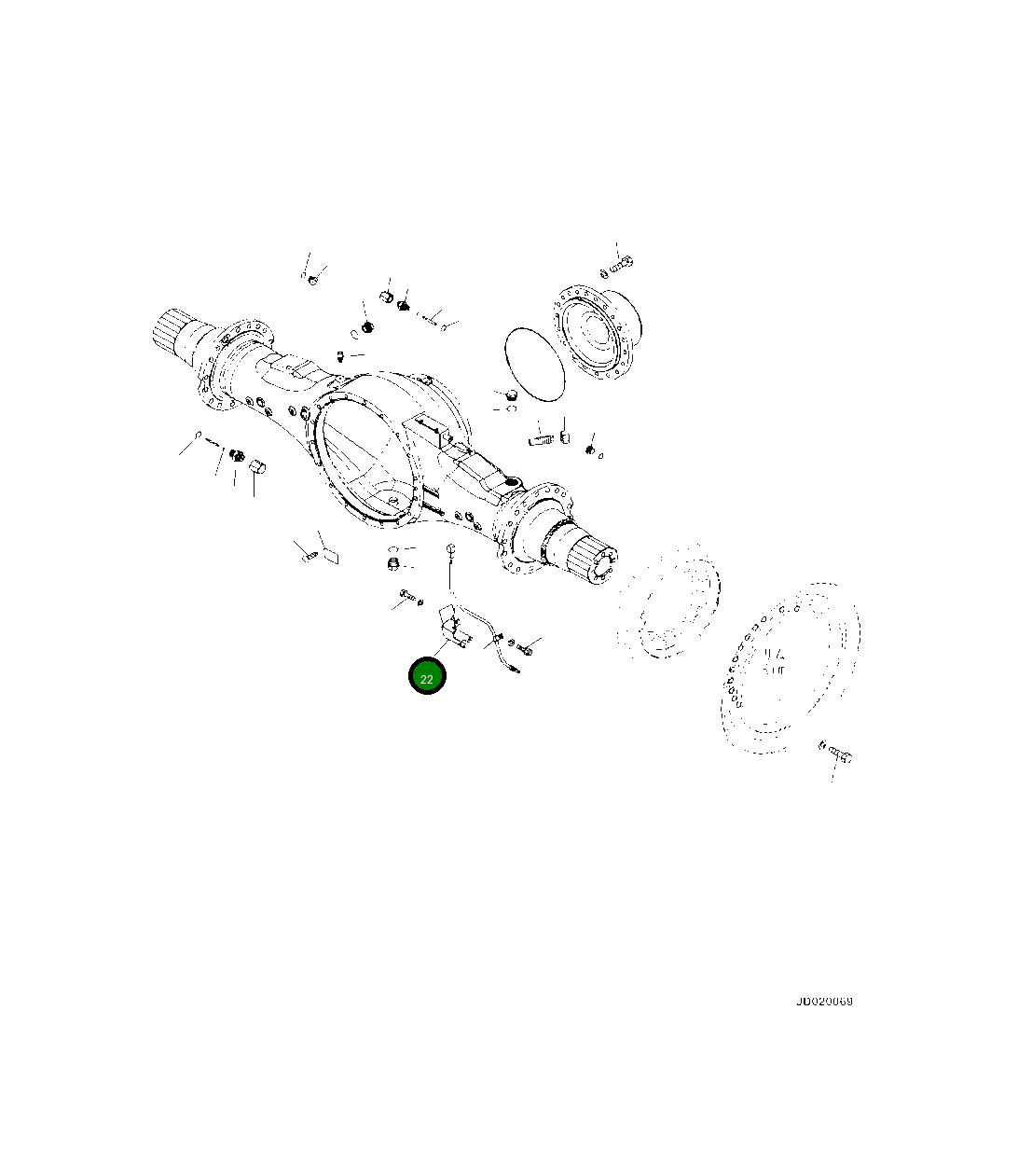 Крышка 425-23-33910 Komatsu