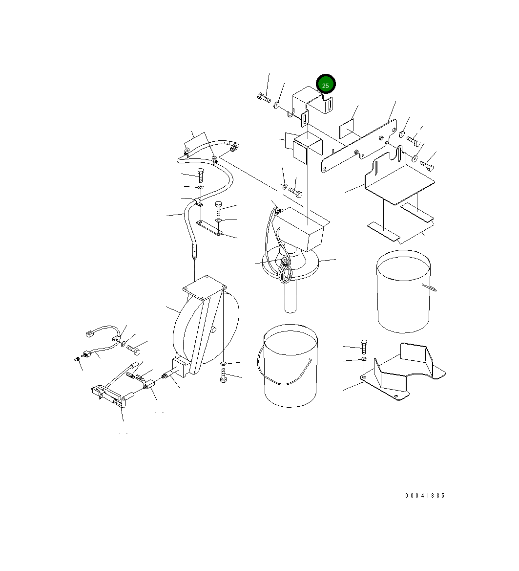 Крышка 209-54-43550 Komatsu