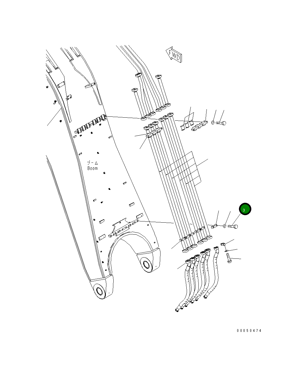 Болт 207-30-35310 Komatsu