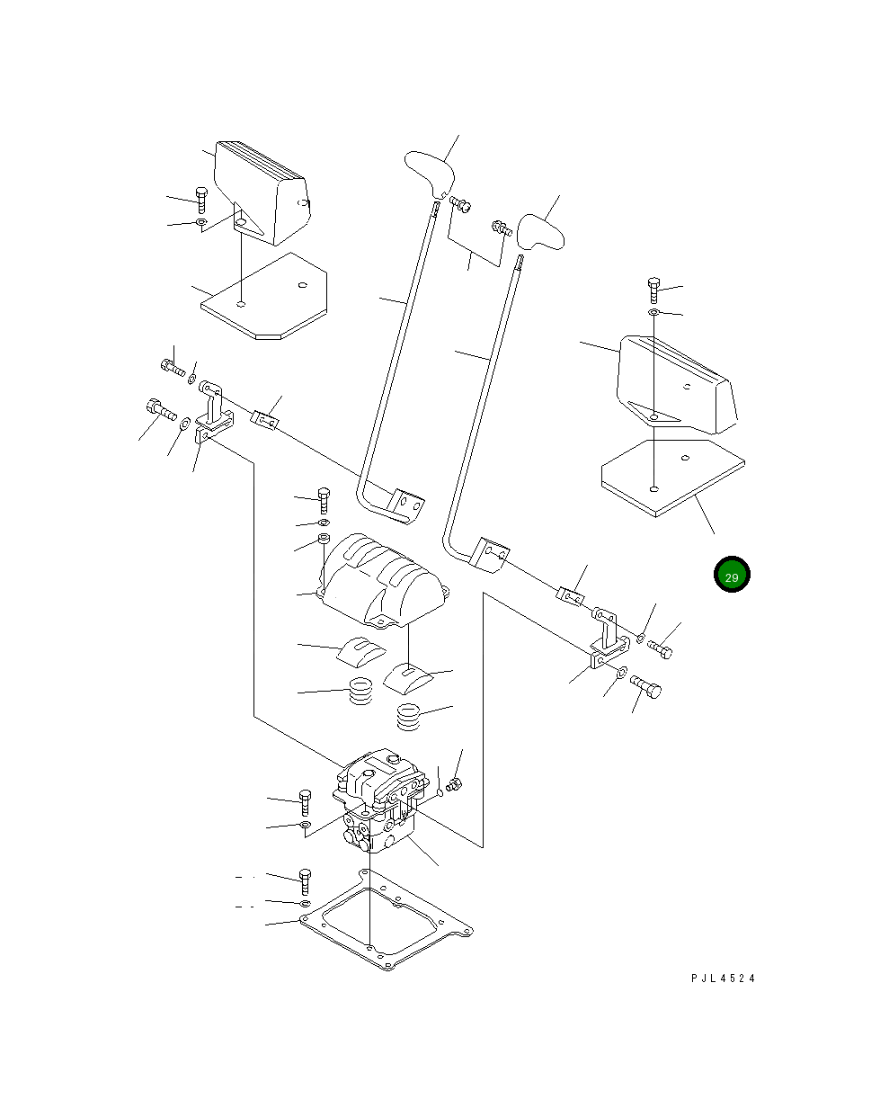 Крышка 20Y-54-25170 Komatsu
