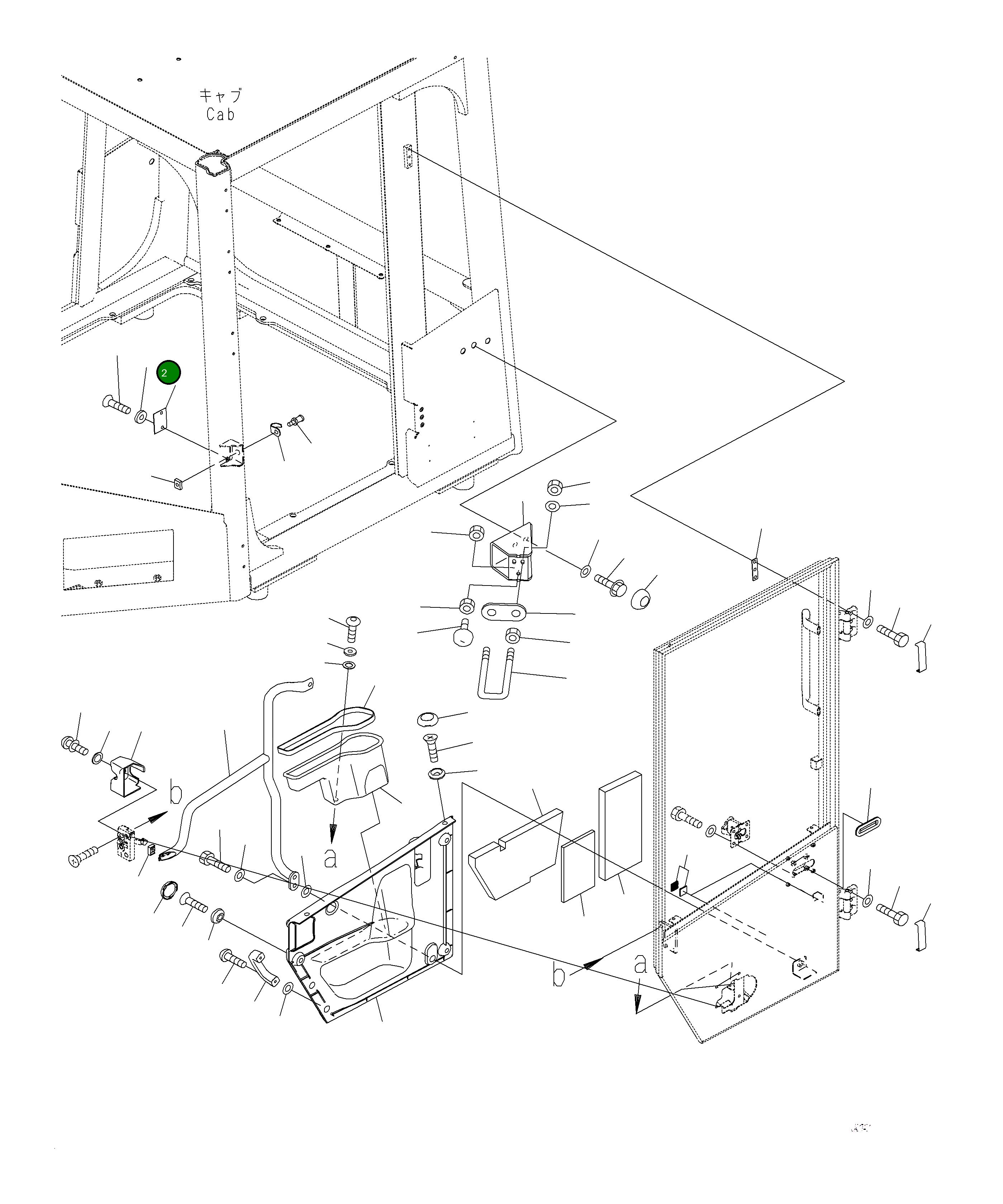Крышка 423-925-5421  Komatsu