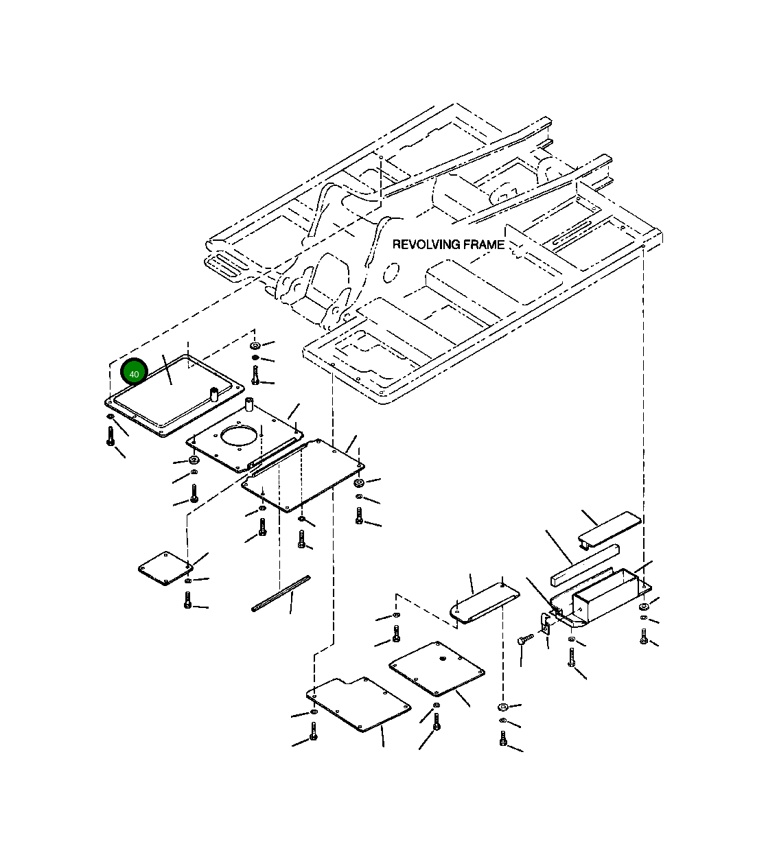 Крышка 20Y-54-28571 Komatsu