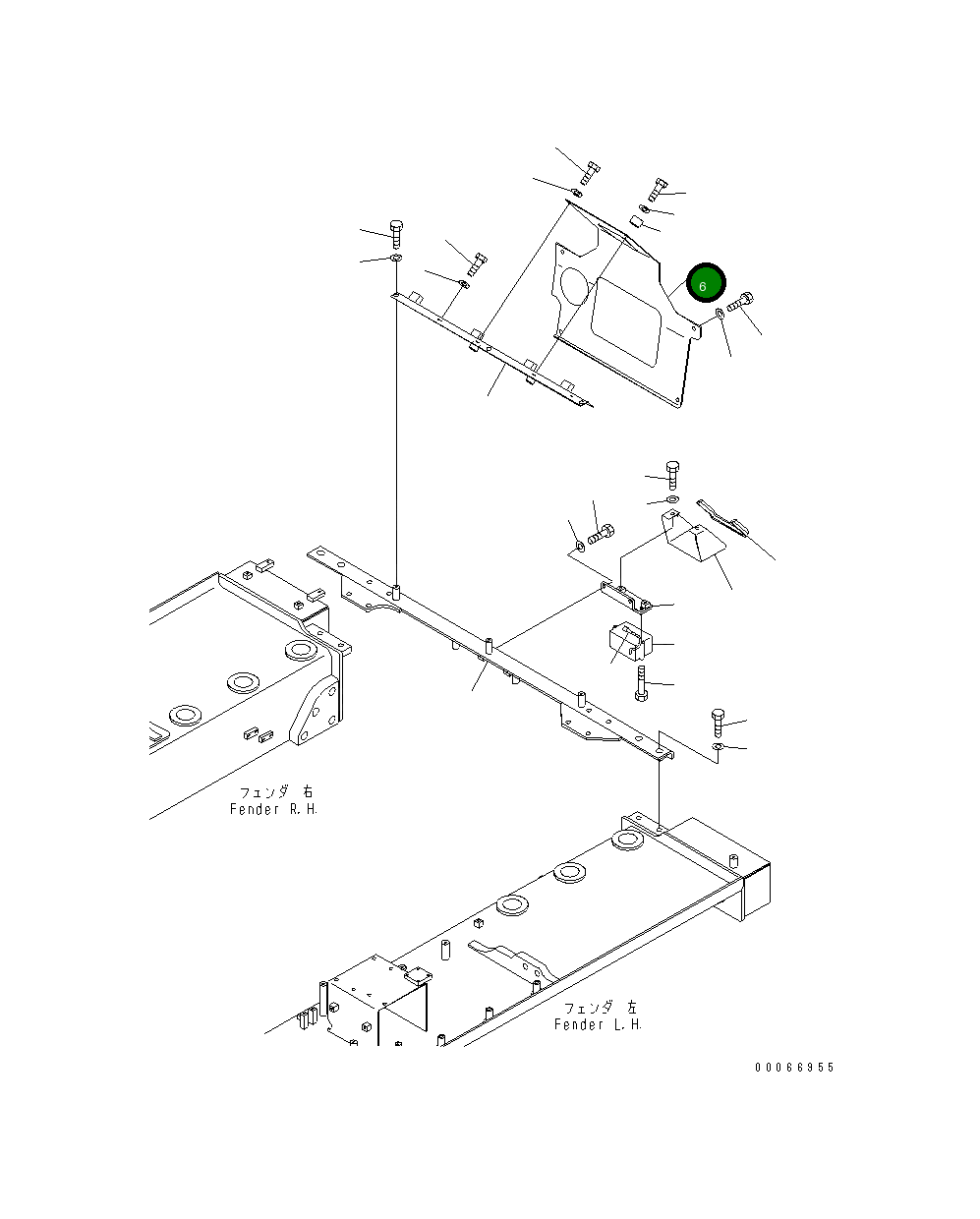 Крышка 198-54-76720 Komatsu