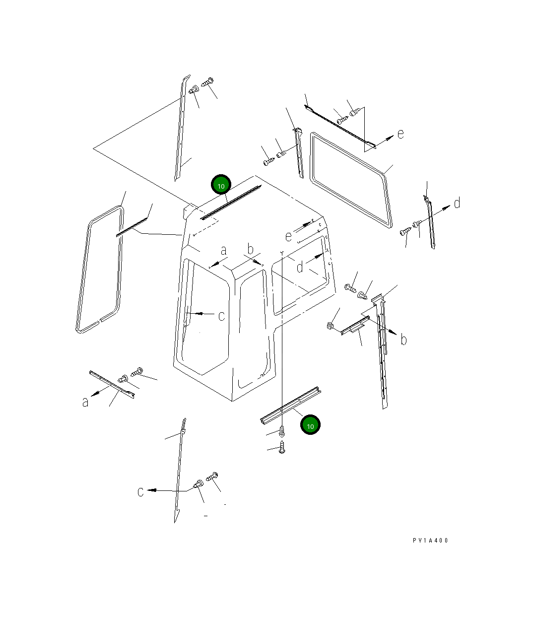 Крышка 19M-979-7610  Komatsu