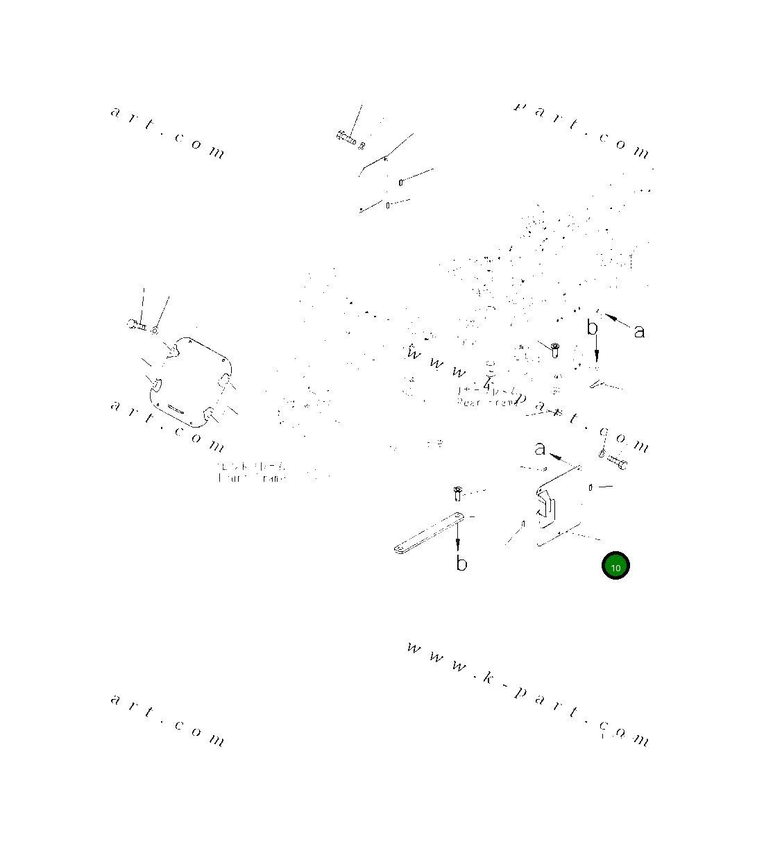 Крышка 418-46-64411  Komatsu