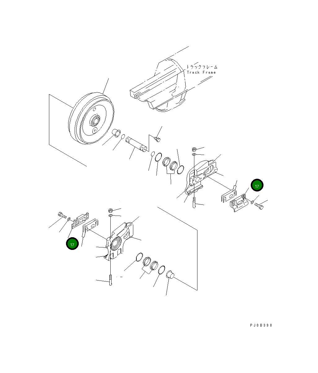 Крышка 14X-30-12224 Komatsu