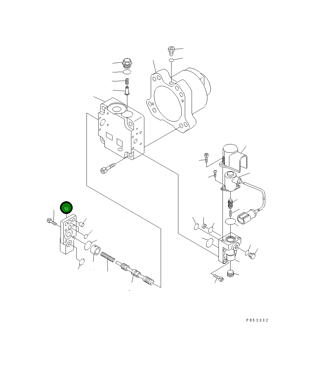 Крышка 708-7S-18140 Komatsu